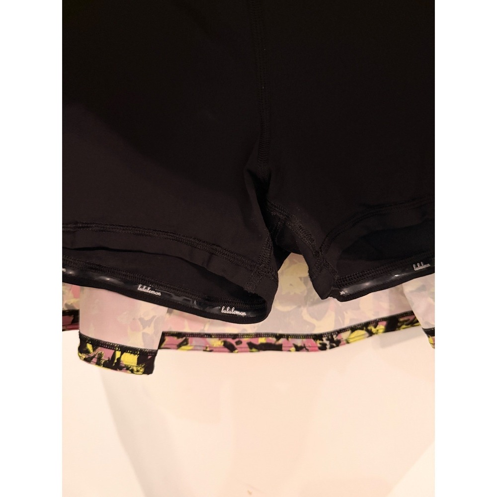 Lululemon Pace Rival Mid Rise Skirt 10 Floral Athletic Tennis Golf Activewear - Picture 3 of 4